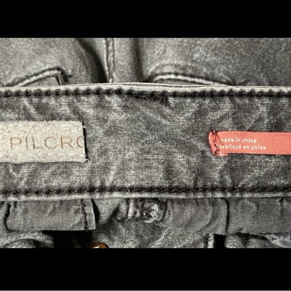 Pilcro Petite and Short wide leg Denim Jeans size 24 Anthro - Picture 3 of 3